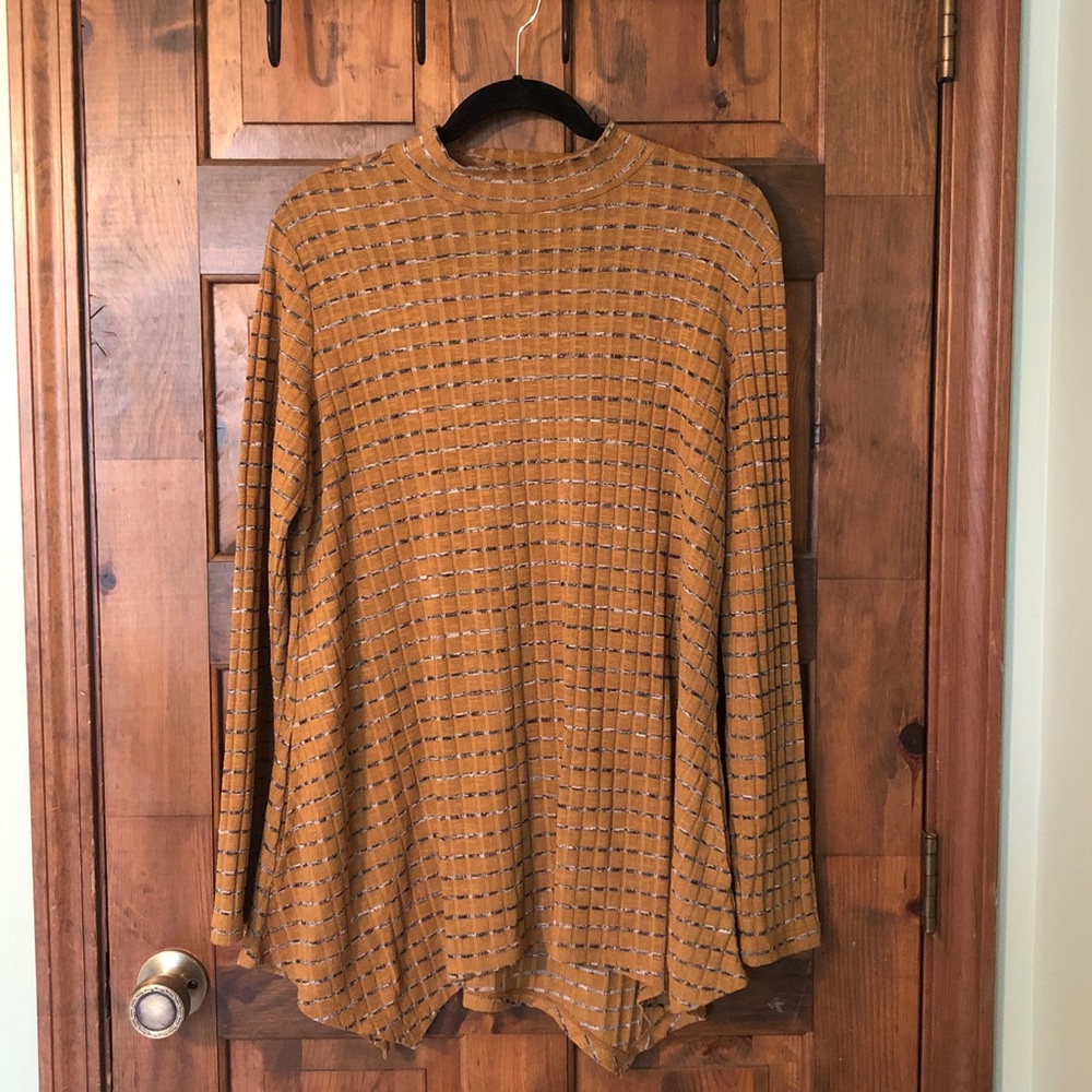 LOGO Yellow Striped Tunic